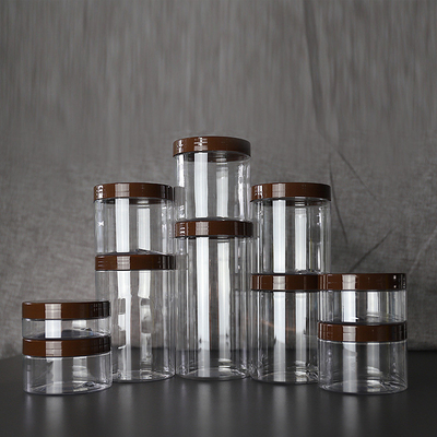 Disesuaikan Plastik Beauty Jar / Plastik Cosmetic Pemegang Dalam Berbagai Kapasitas 10-150ml