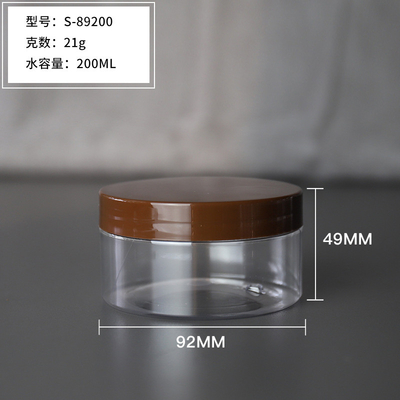 Pot plastik kosmetik yang dipersonalisasi dengan gasket yang sensitif terhadap tekanan atau aluminium foil