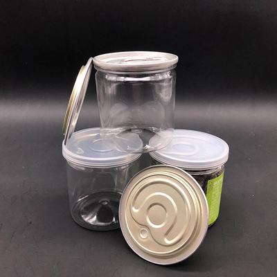 Kontainer Botol Plastik Terjelas Dengan Tutup yang Dapat Dikustomisasi