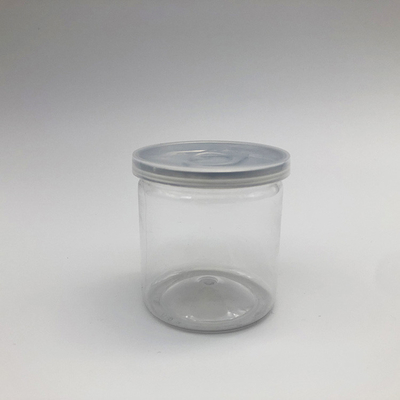 Custom Logo Plastic Jar Container 2oz 3oz 4oz 5oz 6oz 7oz 8oz Kapasitas yang disesuaikan