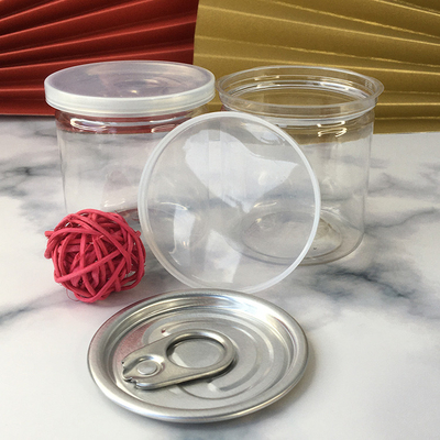 Custom Logo Plastic Jar Container 2oz 3oz 4oz 5oz 6oz 7oz 8oz Kapasitas yang disesuaikan