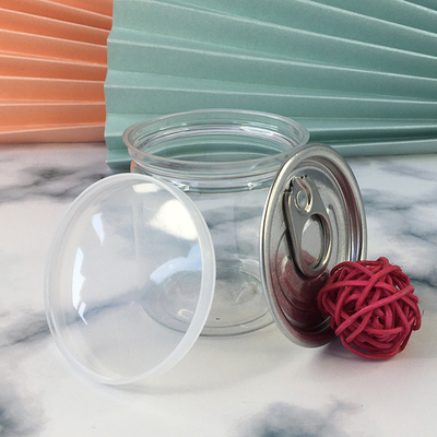 Custom Logo Plastic Jar Container 2oz 3oz 4oz 5oz 6oz 7oz 8oz Kapasitas yang disesuaikan