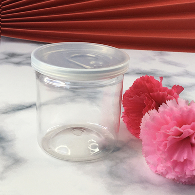 Custom Logo Plastic Jar Container 2oz 3oz 4oz 5oz 6oz 7oz 8oz Kapasitas yang disesuaikan