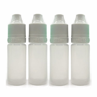 Botol dropper plastik transparan Percetakan logo yang disesuaikan 5000 pcs Ideal untuk kemasan cair minyak esensial dan serum