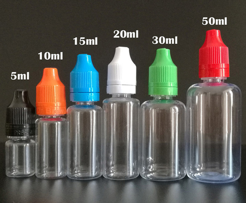 Botol dropper kaca transparan halus untuk dosis yang tepat