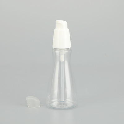 Pencetakan layar Botol pompa PET dengan tutup pompa untuk penyegelan tahan lama dan tahan kebocoran