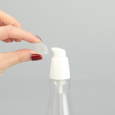 Pencetakan layar Botol pompa PET dengan tutup pompa untuk penyegelan tahan lama dan tahan kebocoran