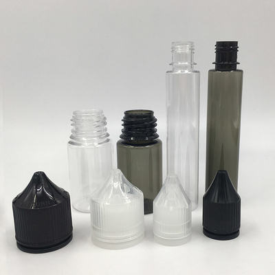 Botol Cairan 30ml E Bentuk Bulat yang Aman untuk Anak dengan Tutup Sekrup dalam Percetakan Khusus