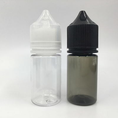 Botol Cairan 30ml E Bentuk Bulat yang Aman untuk Anak dengan Tutup Sekrup dalam Percetakan Khusus