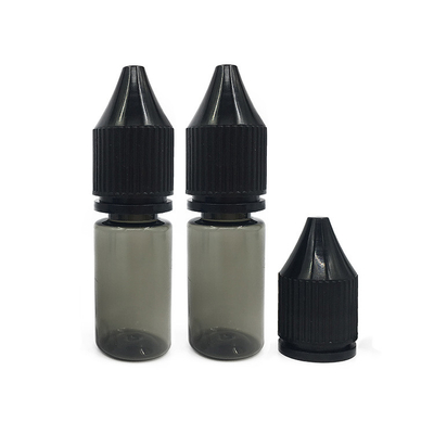 Logo Disesuaikan Cetak Botol Plastik PET Transparan Untuk E Liquid