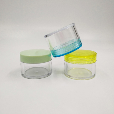 Kontainer Kosmetik Plastik Permukaan Lancar Disesuaikan Untuk Kosmetik Mewah
