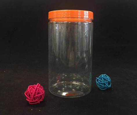 Permukaan halus Plastik Cosmetic Jar dalam Percetakan Disesuaikan dan Tekanan Sensitif Gasket