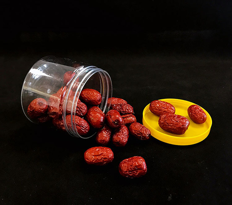 Kontainer kosmetik plastik logo khusus dengan penyegelan dan gasket aluminium foil