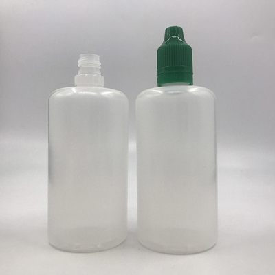 Disesuaikan Screen Printed Bulat PET E Botol Cairan Proof Dengan Childproof Caps