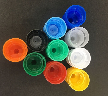 Disesuaikan Screen Printed Bulat PET E Botol Cairan Proof Dengan Childproof Caps