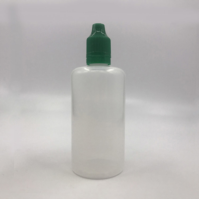 Disesuaikan Screen Printed Bulat PET E Botol Cairan Proof Dengan Childproof Caps