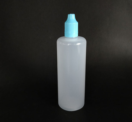 Botol Cairan PET E Bulat 100ml Dengan Tutup Sekrup Logo Disesuaikan Ditcetak
