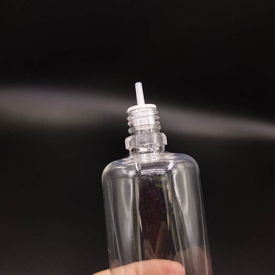 Botol Cairan E transparan Tipe Bulat untuk Cairan E