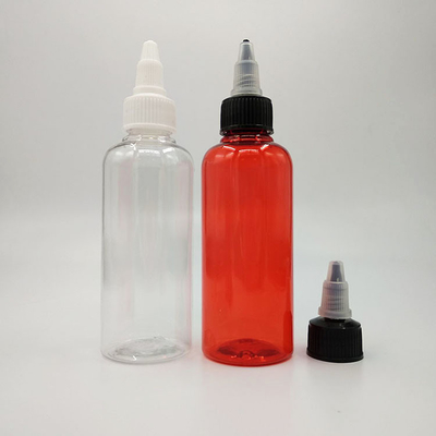 Panel Label Disesuaikan Plastik Screw Top Container 15ml 30ml 50ml 70ml 80ml 100ml Untuk Kemasan Kosmetik