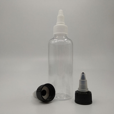 Panel Label Disesuaikan Plastik Screw Top Container 15ml 30ml 50ml 70ml 80ml 100ml Untuk Kemasan Kosmetik