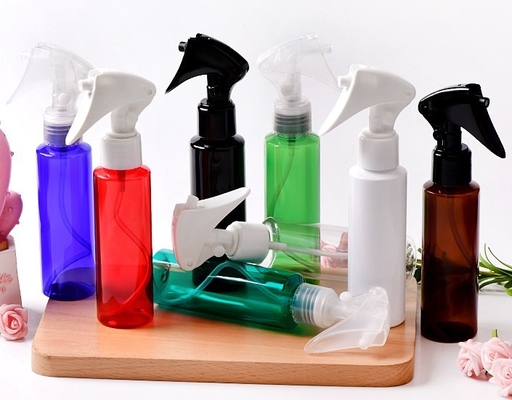 Botol Plastik Warna Pink yang Bisa Disesuaikan / Botol PET Pump Action Untuk Dispensing Kosmetik