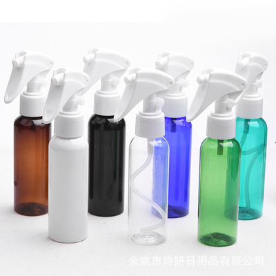 Botol Plastik Warna Pink yang Bisa Disesuaikan / Botol PET Pump Action Untuk Dispensing Kosmetik