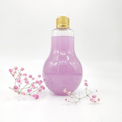 Modern Square Bulat Botol Plastik Susu Teh Proof Kebocoran