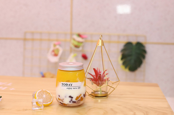 Tangkai dan Sekrup di Tutup Bubble Teh Jars untuk Kebutuhan Bisnis