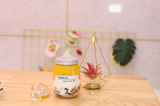 Tangkai dan Sekrup di Tutup Bubble Teh Jars untuk Kebutuhan Bisnis