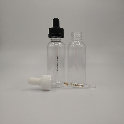Botol Dropper 30ml Kontainer Plastik Reservoir dengan Permukaan Lurus