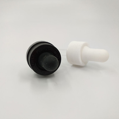 Botol 10ml Kap Tip Dropper Dispenser Transparan Hitam Disesuaikan