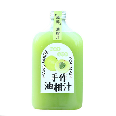Botol Teh Susu yang disesuaikan dengan bentuk bulat persegi dan pegangan