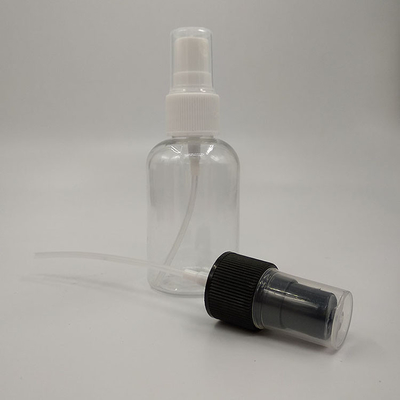 Botol Semprot Plastik PET Transparan Untuk Permukaan Lurus Kapasitas 10ml 15ml 30ml 50ml 60m 70ml 100ml 200ml 500ml