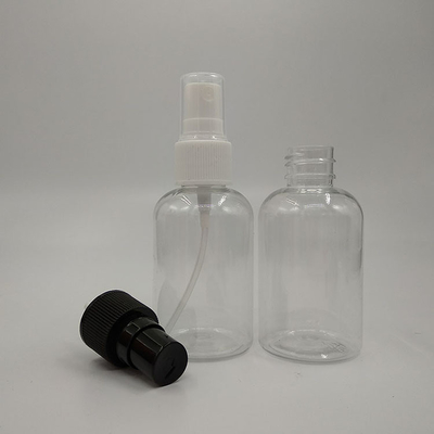 Botol Semprot Plastik PET Transparan Untuk Permukaan Lurus Kapasitas 10ml 15ml 30ml 50ml 60m 70ml 100ml 200ml 500ml