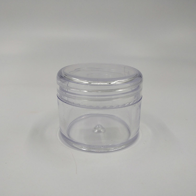 Kontainer kosmetik plastik logo khusus untuk solusi pencetakan label permukaan halus