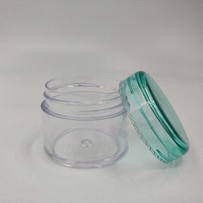 Kontainer kosmetik plastik logo khusus untuk solusi pencetakan label permukaan halus