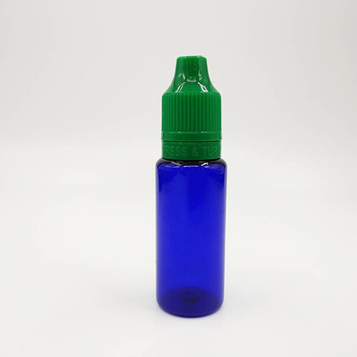 Logo Disesuaikan Cetak PET E Botol Cairan / Botol Dropper Cairan Dengan Tutup Sekrup