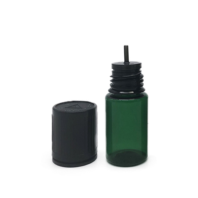 Childproof Transparan Botol dropper cair kecil dengan tutup sekrup dan logo pribadi dicetak