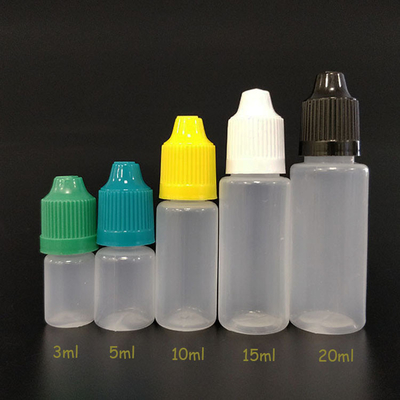 Custom Childproof Bottle PET E Liquid Bottle Dengan Logo Ditcetak
