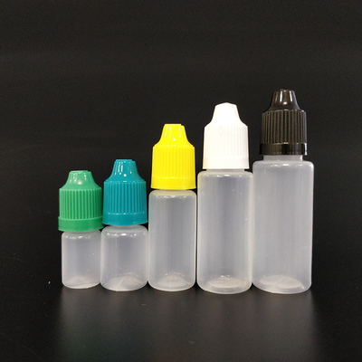 Custom Childproof Bottle PET E Liquid Bottle Dengan Logo Ditcetak