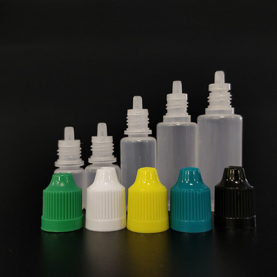 Custom Childproof Bottle PET E Liquid Bottle Dengan Logo Ditcetak