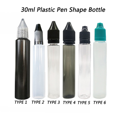 18mm Ukuran leher E Botol Cairan Dalam 10ml Kapasitas Untuk E Cairan
