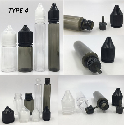 18mm Ukuran leher E Botol Cairan Dalam 10ml Kapasitas Untuk E Cairan