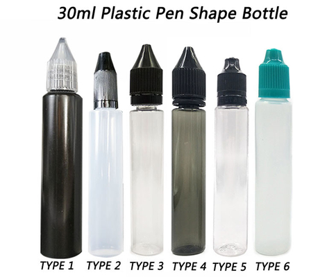 18mm Ukuran leher E Botol Cairan Dalam 10ml Kapasitas Untuk E Cairan