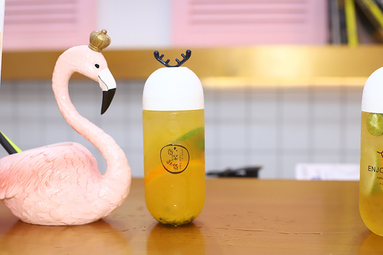Botol Teh Susu Plastik Jelas Kapasitas 120ml 250ml 350ml 500ml 1000ml
