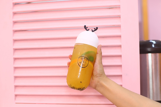 Botol Teh Susu Plastik Jelas Kapasitas 120ml 250ml 350ml 500ml 1000ml