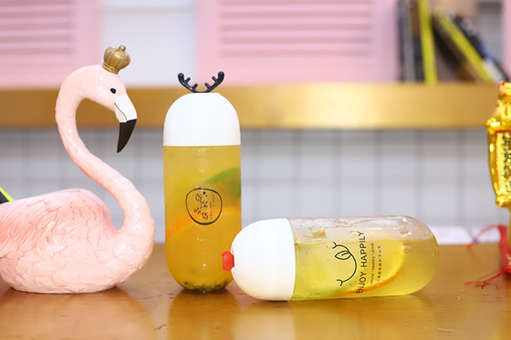 Botol Teh Susu Plastik Jelas Kapasitas 120ml 250ml 350ml 500ml 1000ml