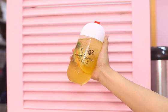 Botol Teh Susu Plastik Jelas Kapasitas 120ml 250ml 350ml 500ml 1000ml