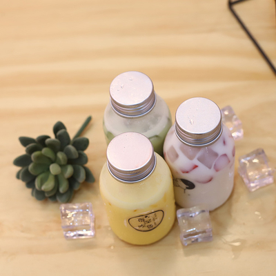 Botol Teh Gelembung Bulat Dengan Genggaman