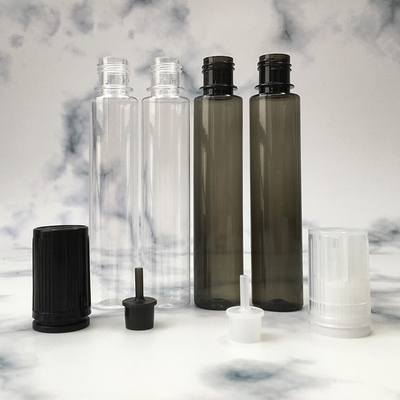 Logo yang disesuaikan E Pencetakan layar botol cair Berbagai ukuran 10ml 15ml 30ml 60ml 80ml 100ml